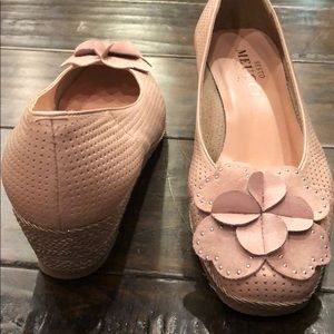 NWOT “Sesto Meucci” pink flower espadrille